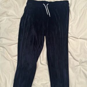 Navy blue soft joggers
